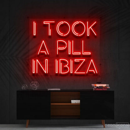 I Took A Pill In Ibiza Led Neon Sign For Music And Party Decor | Shineneon