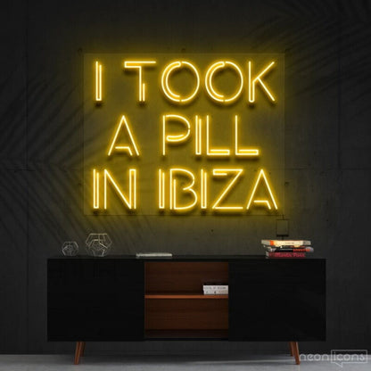 I Took A Pill In Ibiza Led Neon Sign For Music And Party Decor | Shineneon