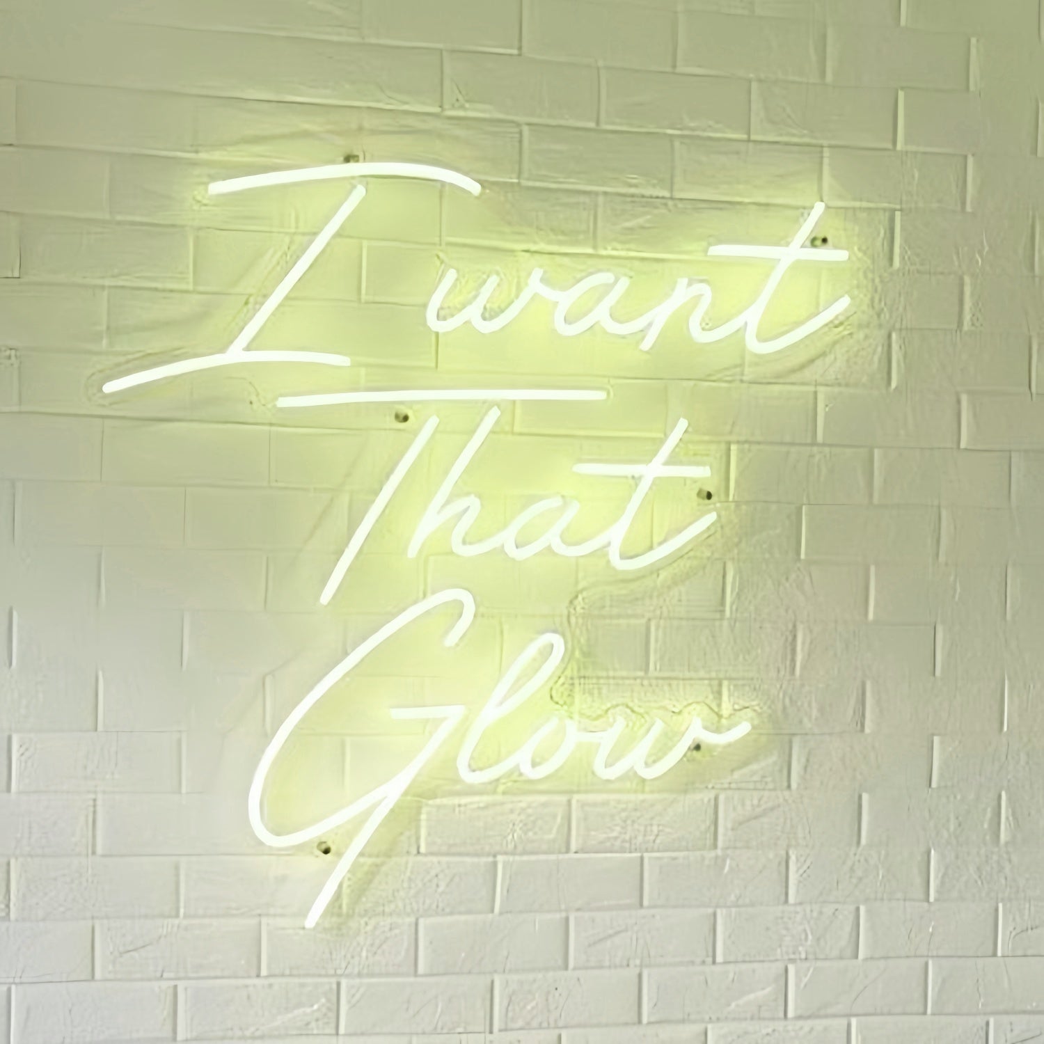 I Want That Mesmerizing Glow Neon Sign | Shineneon