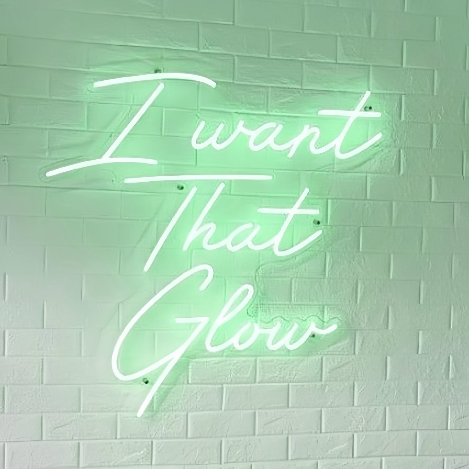 I Want That Mesmerizing Glow Neon Sign | Shineneon