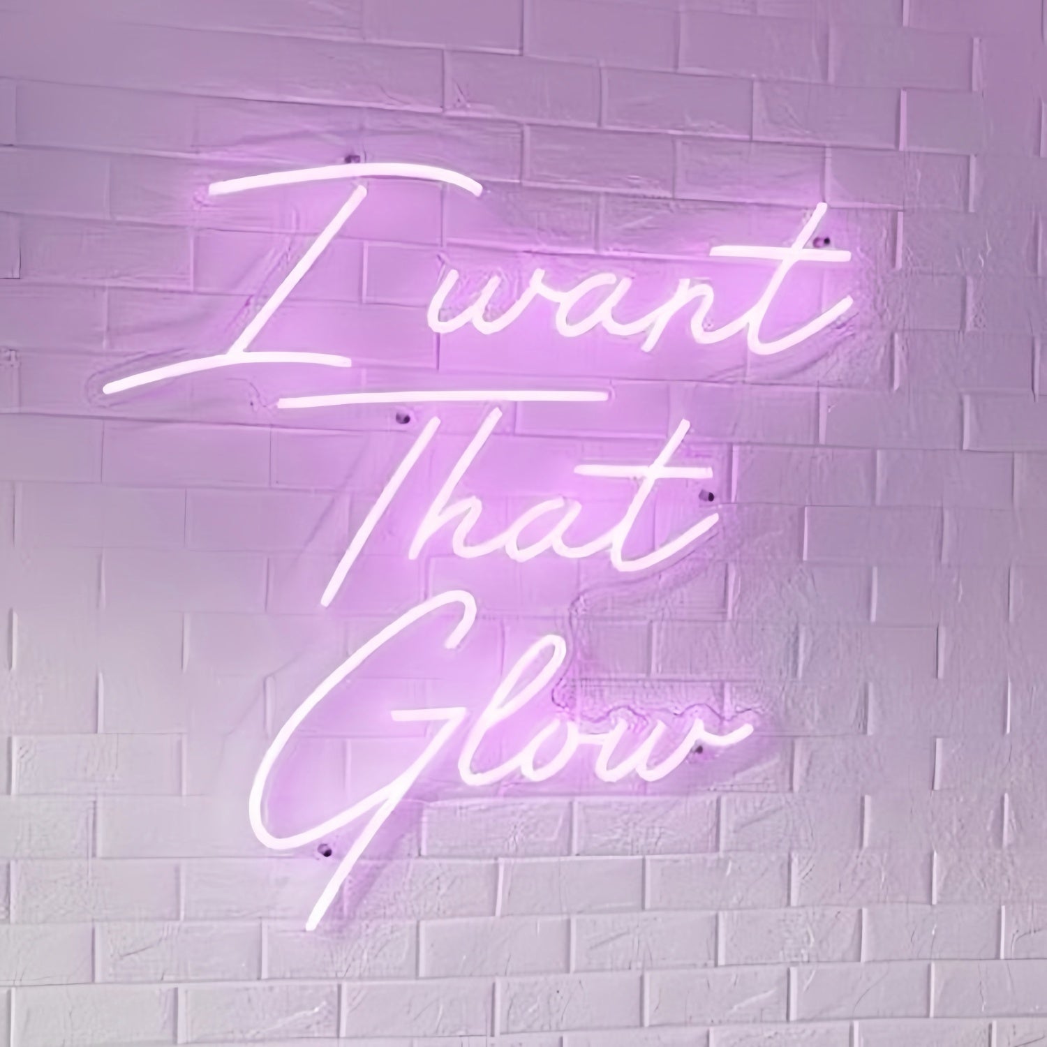 I Want That Mesmerizing Glow Neon Sign | Shineneon