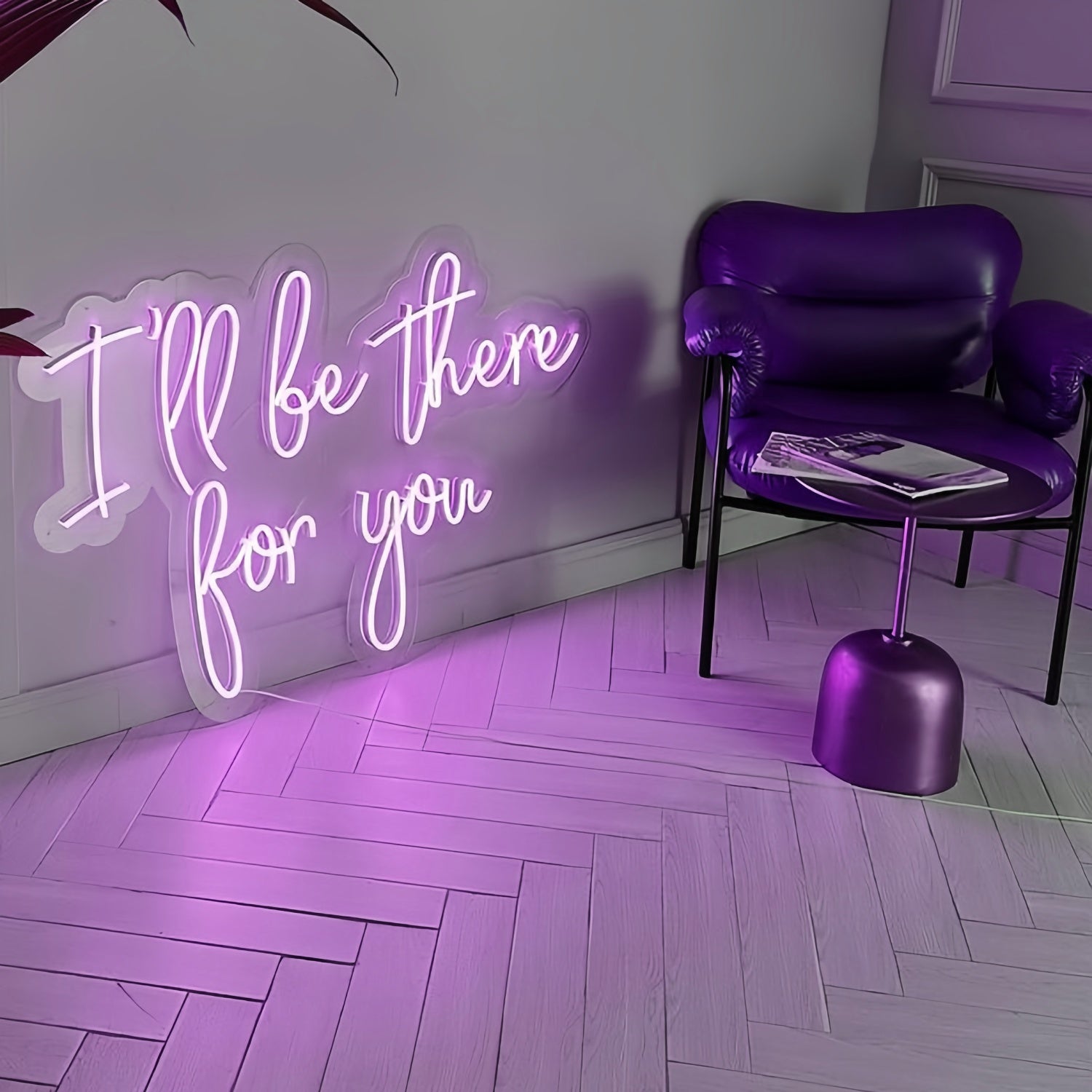 I Will Be There For You Glowing Neon Sign | Shineneon