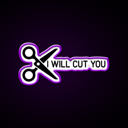 I Will Cut You Barber Shop Haircut Led Neon Sign - LED neon sign view 9