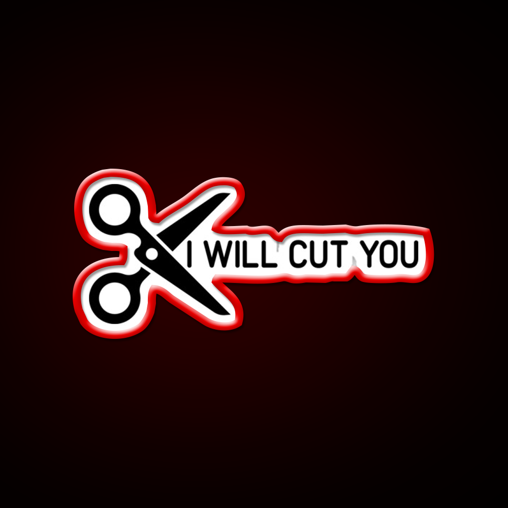 I Will Cut You Barber Shop Haircut Led Neon Sign - LED neon sign view 10