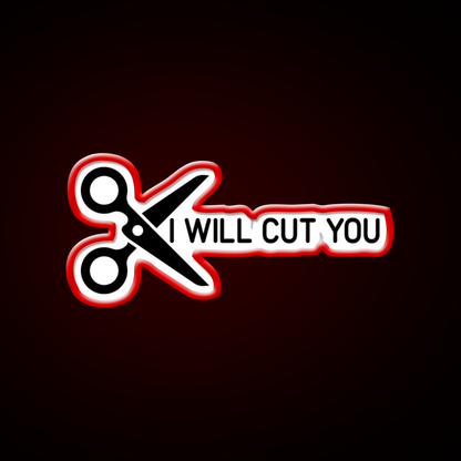 I Will Cut You Barber Shop Haircut Led Neon Sign - LED neon sign view 10