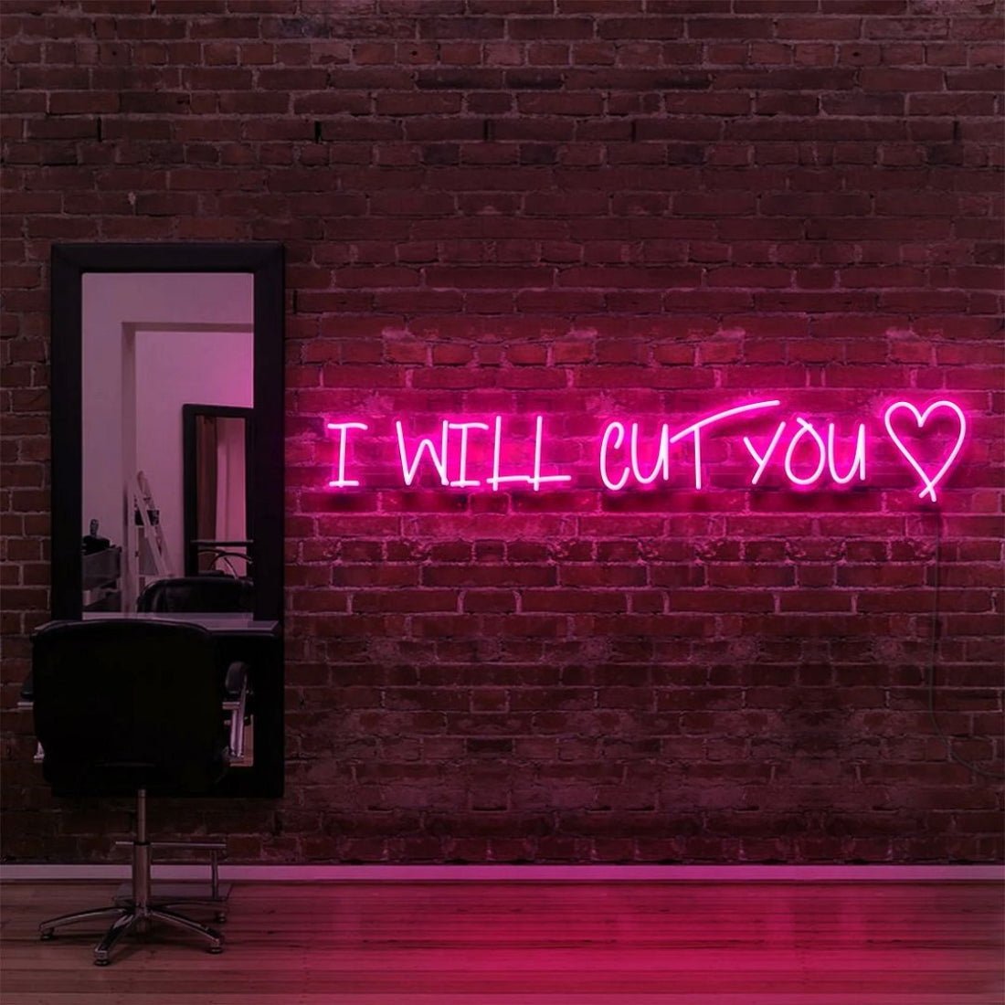I Will Cut You Led Sign Business Neon Sign - Shineneon
