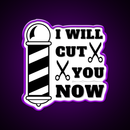 I Will Cut You Now Barber Shop Haircut Led Neon Sign - LED neon sign view 9