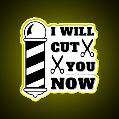 I Will Cut You Now Barber Shop Haircut Led Neon Sign - LED neon sign view 7