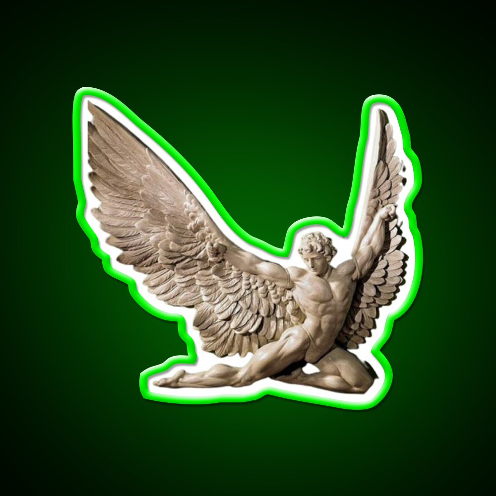 Icarus Pose Gym Fitness Led Neon Sign Rgb Color - LED neon sign view 8