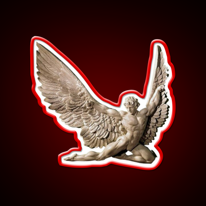 Icarus Pose Gym Fitness Led Neon Sign Rgb Color - LED neon sign view 10