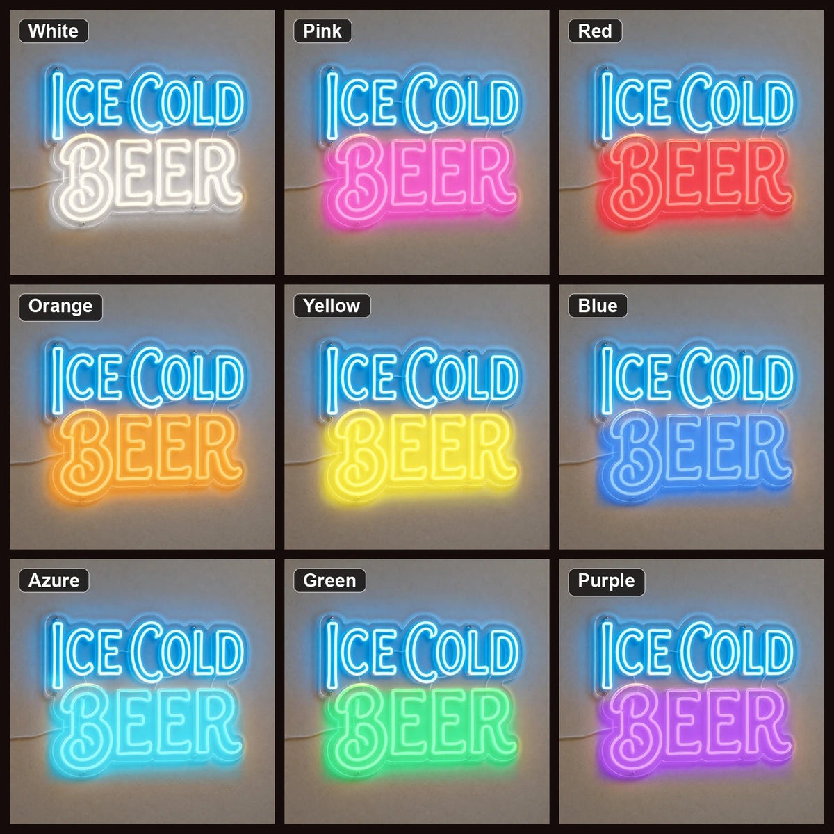 Ice Cold Beer LED Neon Sign - Shineneon
