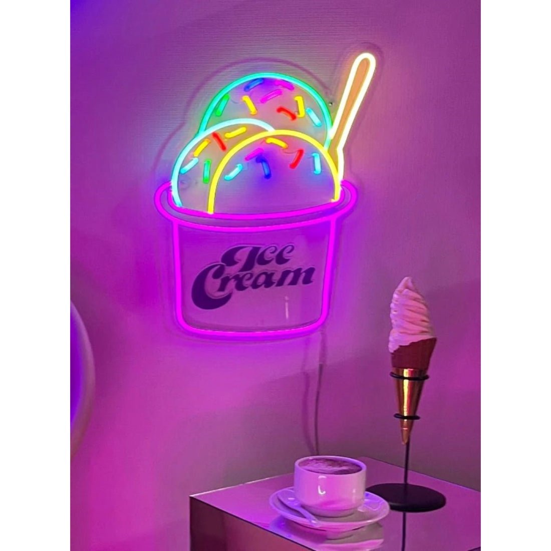 Ice Cream Balls Led Sign Business Neon Sign - Shineneon