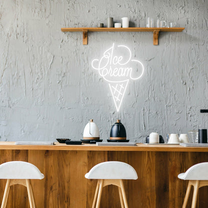 Ice Cream Bright Neon For Ice Cream Shops | Shineneon