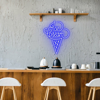 Ice Cream Bright Neon For Ice Cream Shops | Shineneon