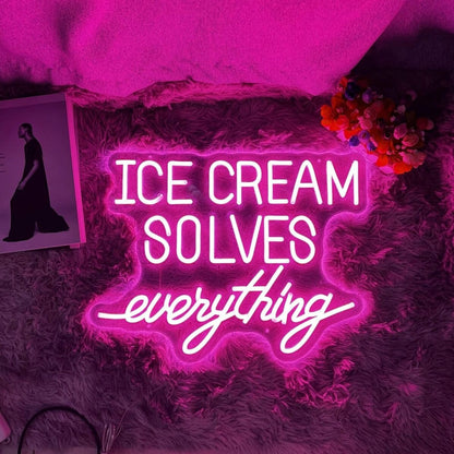 Ice Cream Led Neon Sign Add A Deliciously Cool Touch To Your Space | Shineneon