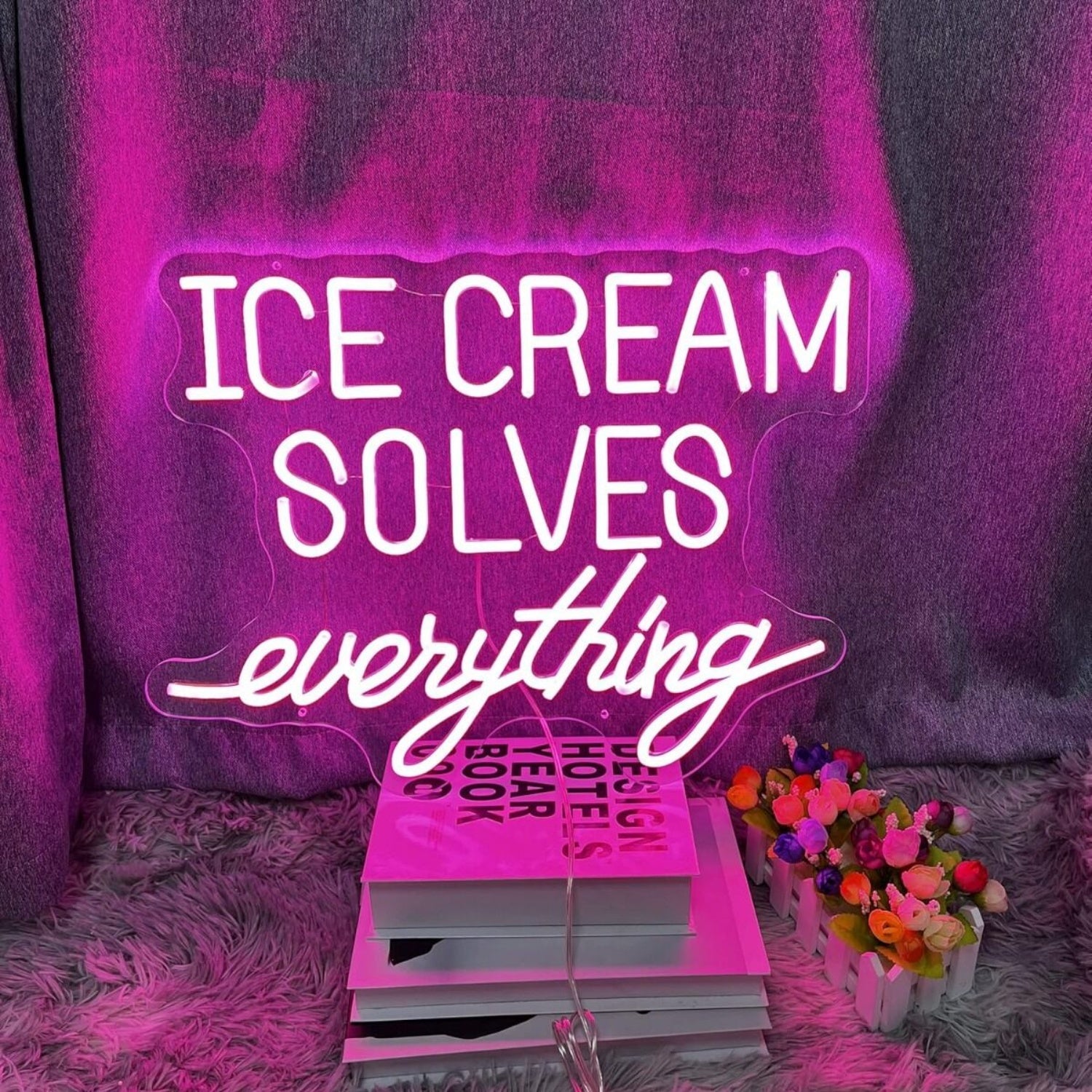 Ice Cream Led Neon Sign Add A Deliciously Cool Touch To Your Space | Shineneon
