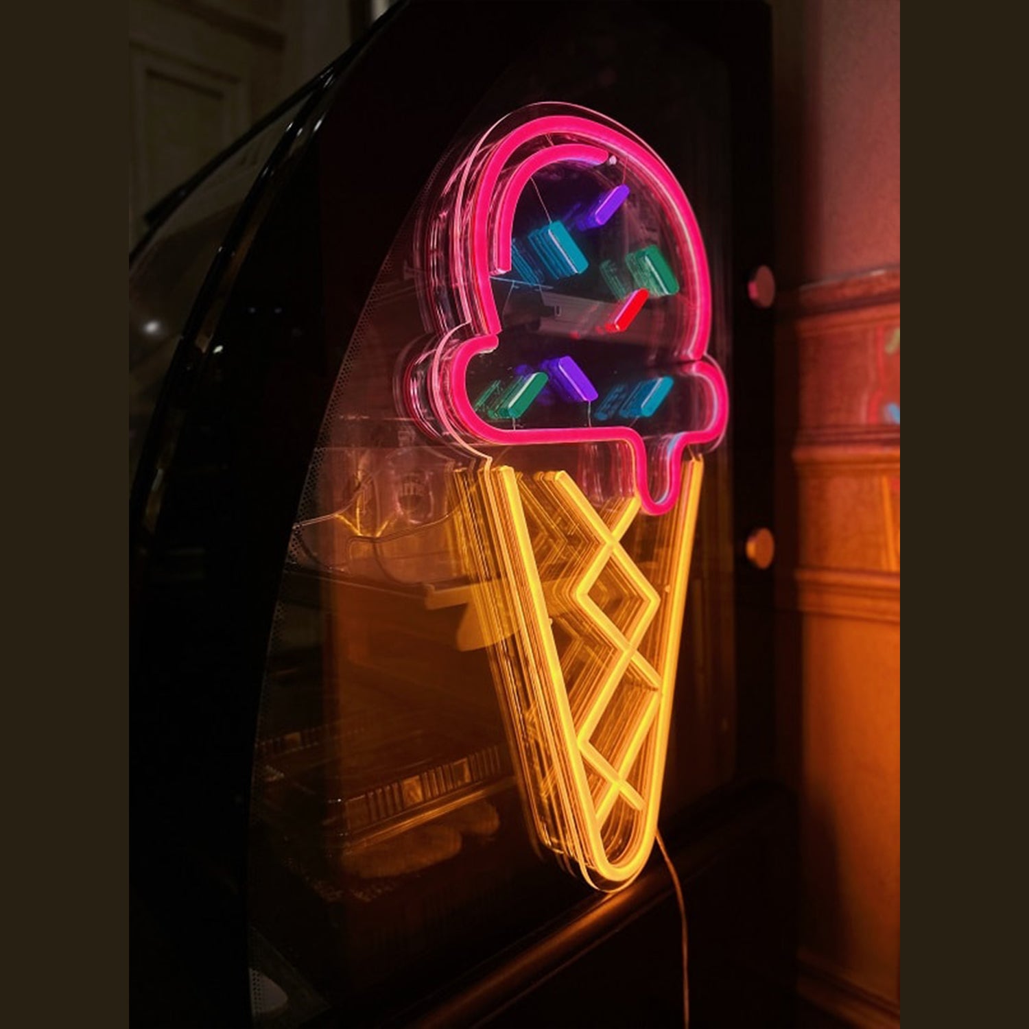 Ice Cream Led Neon Sign Wall Art For Wall Art | Shineneon