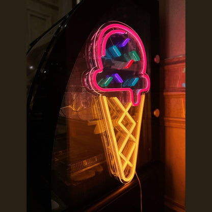 Ice Cream Led Neon Sign Wall Art For Wall Art | Shineneon