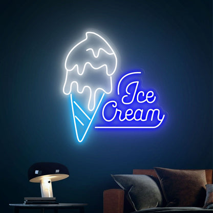 Ice Cream Led Neon Sign Wall Party Decor For Sweet And Fun Spaces | Shineneon