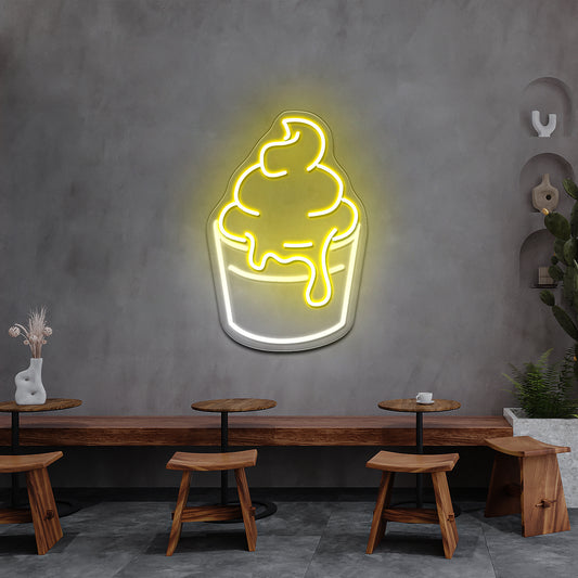 Ice Cream Led Neon Signs Wall Decor