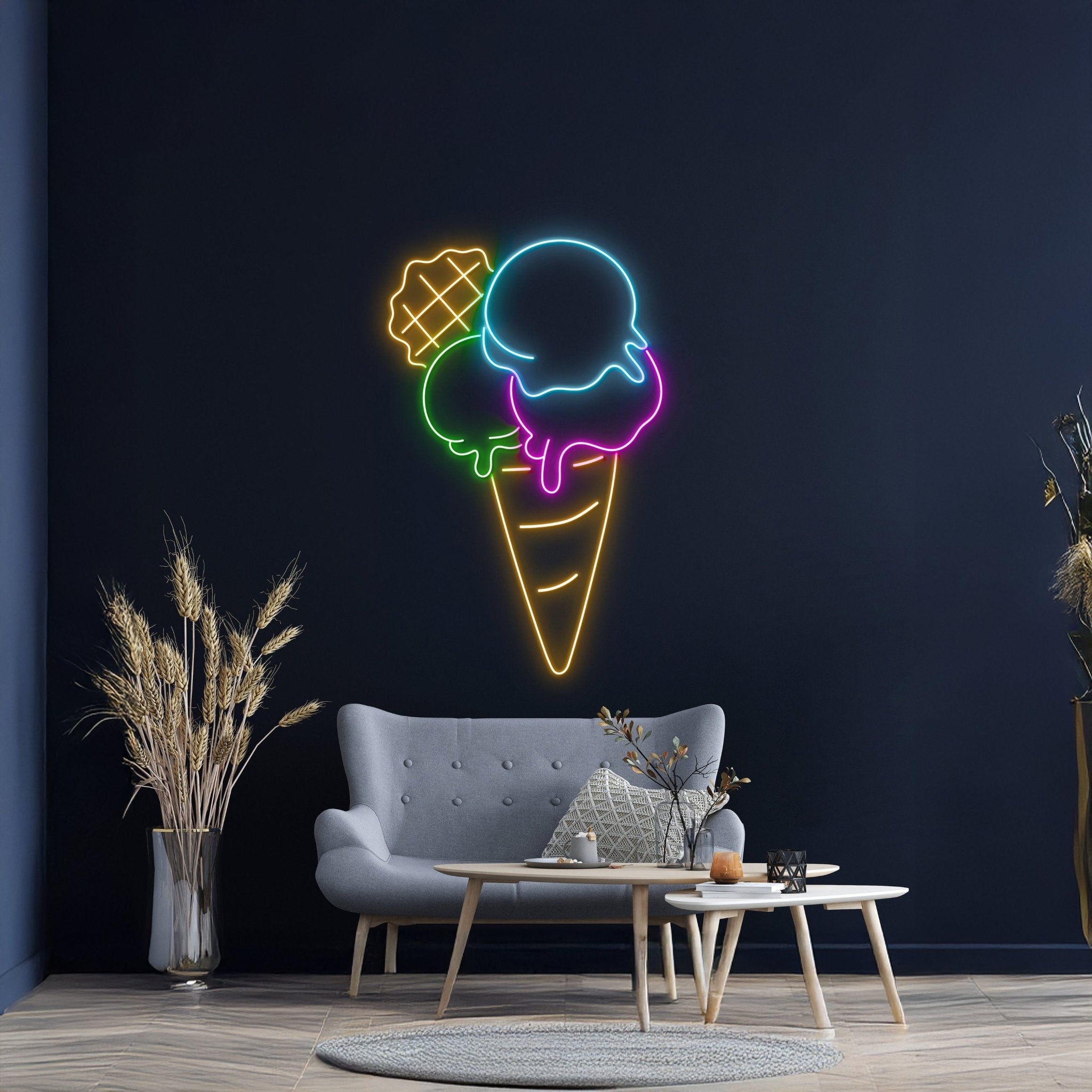 Ice Cream Led Sign Bar Led Neon Signs - Shineneon