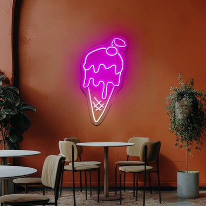 Ice Cream Man Neon Led Lights For Sale - Shineneon