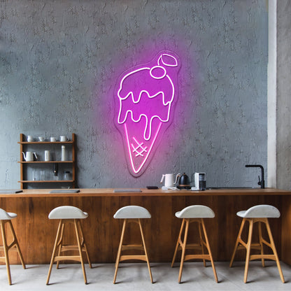 Ice Cream Man Neon Led Lights For Sale - Shineneon