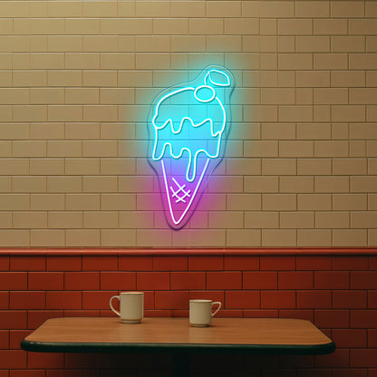 Ice Cream Man Neon Led Lights For Sale