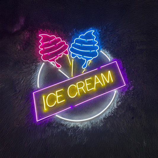 Ice Cream Neon Sign