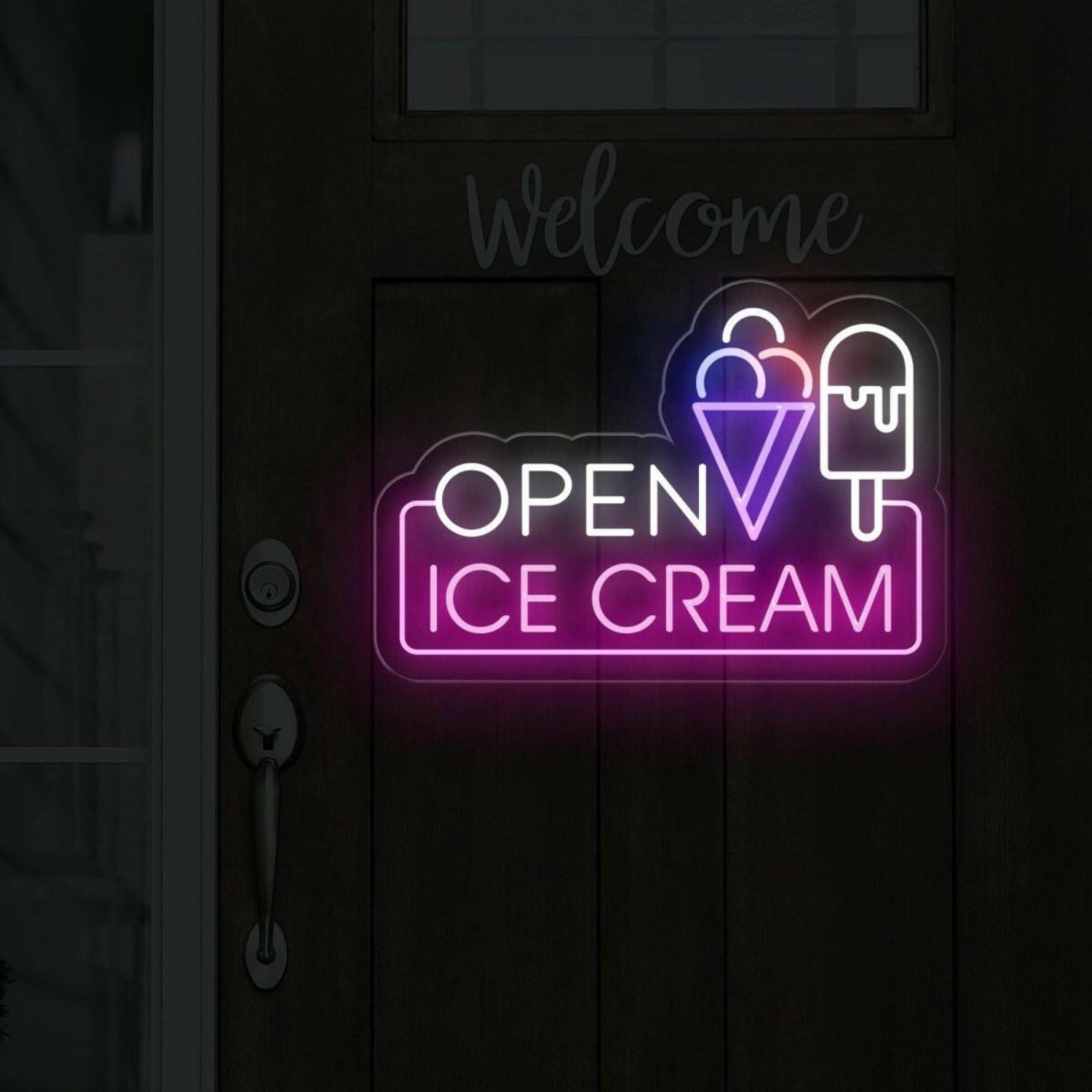 Ice Cream Open Led Neon Sign For Business Neon Signs | Shineneon
