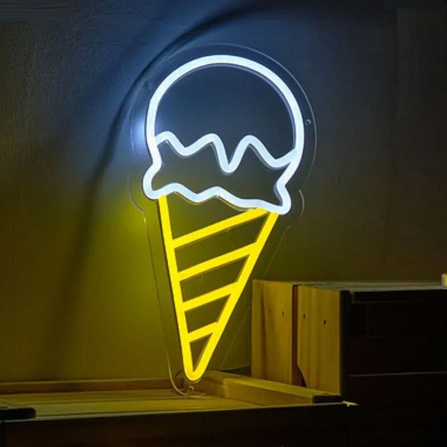 Ice Cream Scoop Cone Led Neon Sign | Shineneon