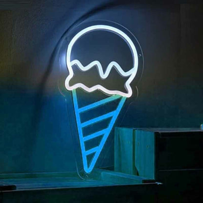 Ice Cream Scoop Cone Led Neon Sign | Shineneon