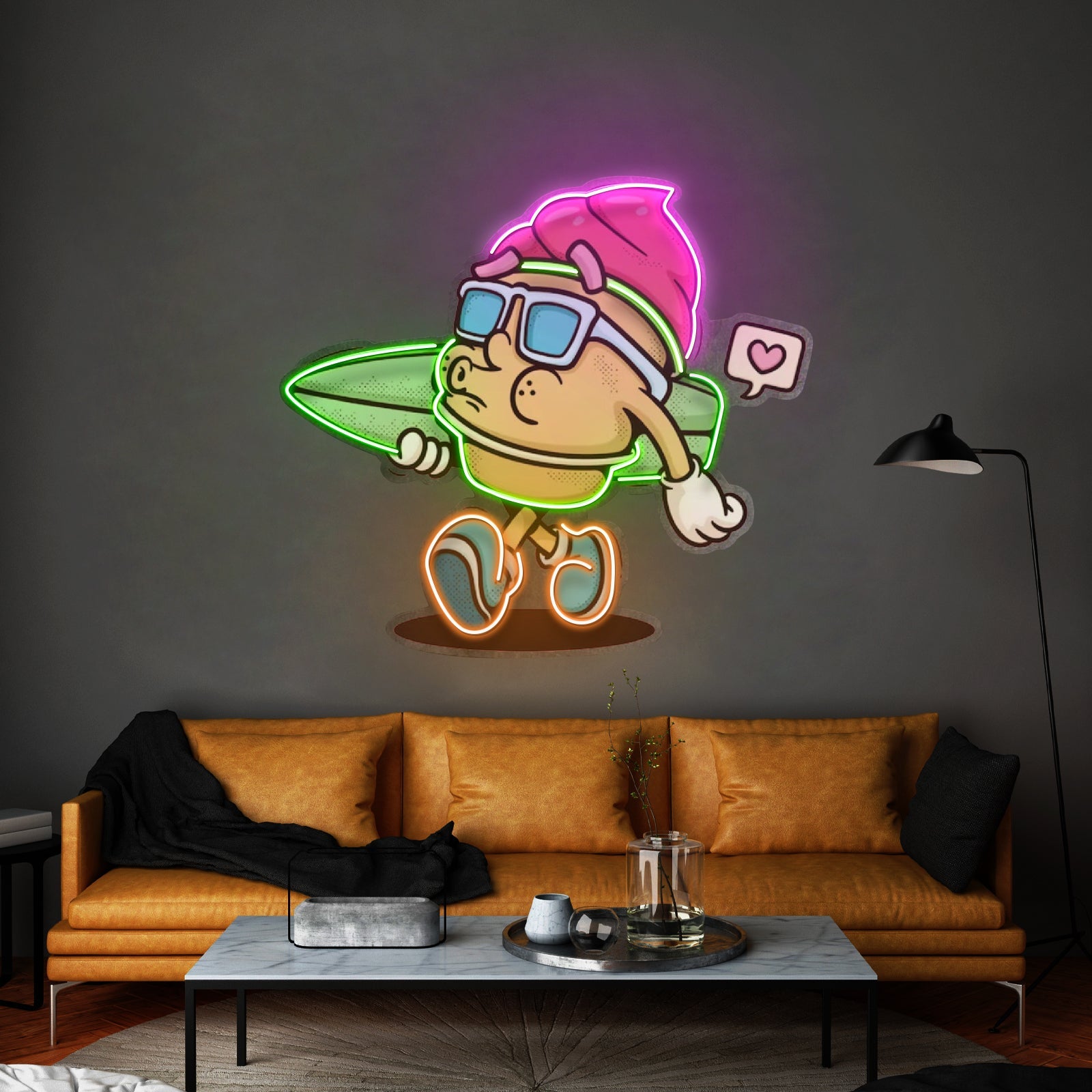 Ice Cream Trendy Retro Led Neon Sign Light Custom Led Signs - Shineneon
