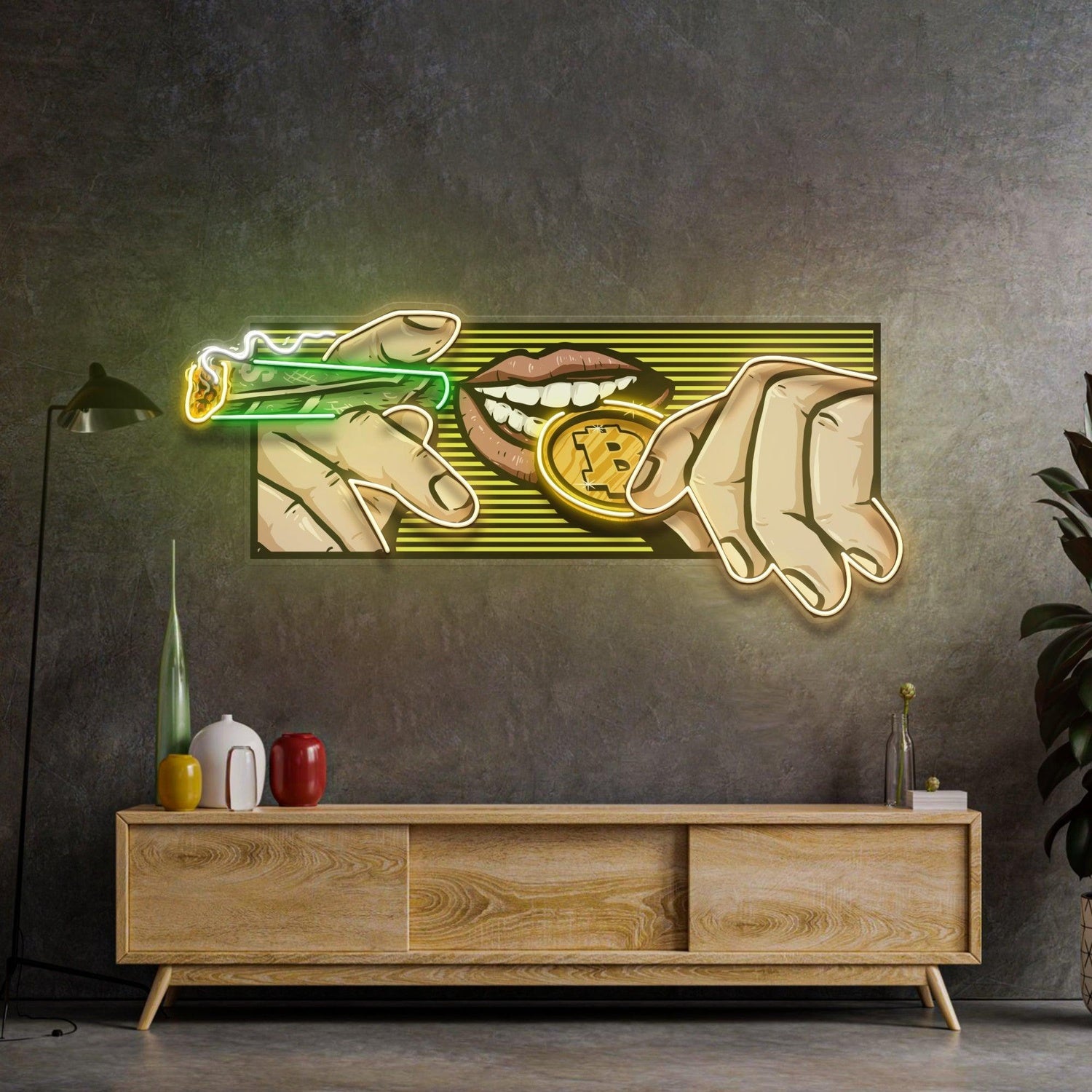 Ice Cream Uv Printed Led Neon Sign Home Cafe Sweet Shop Decor | Shineneon