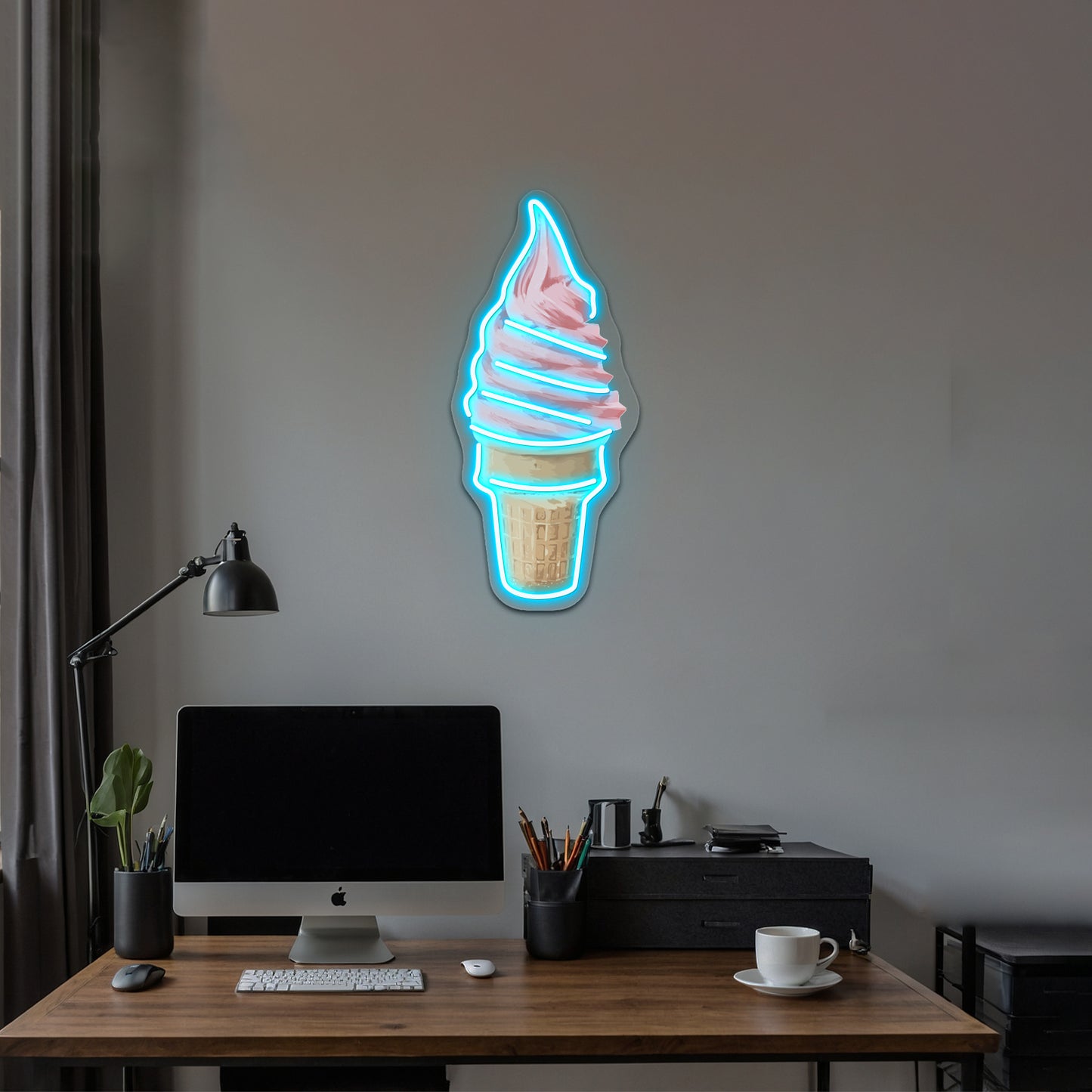 Ice Creams Artwork Led Custom Signs