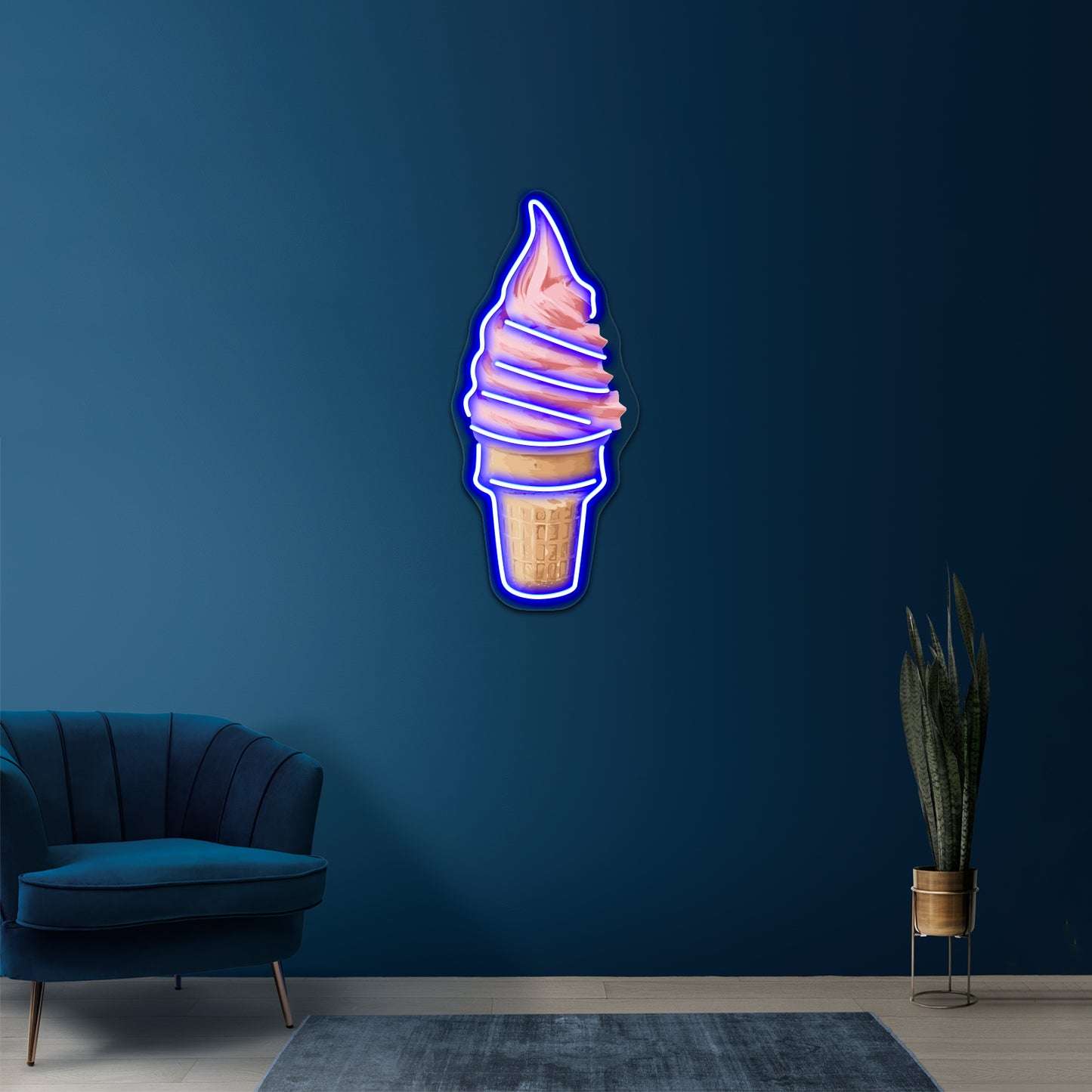 Ice Creams Artwork Led Custom Signs