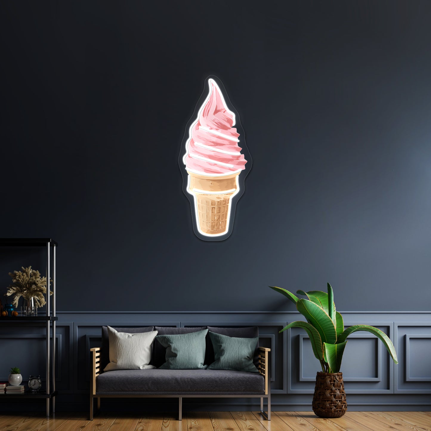 Ice Creams Artwork Led Custom Signs