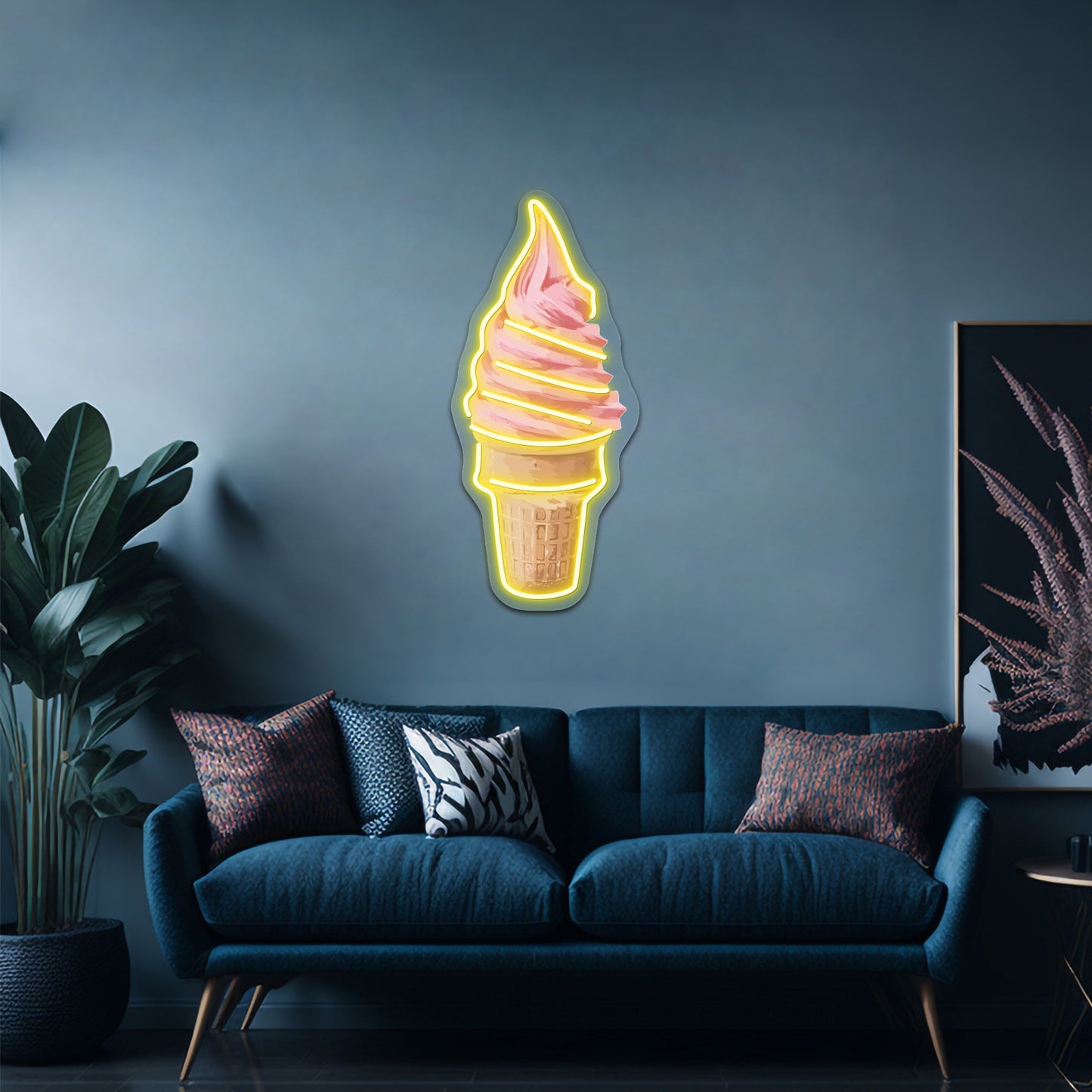 Ice Creams Artwork Led Custom Signs