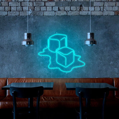 Ice Cube Led Neon Sign For Fun And Cool Spaces | Shineneon