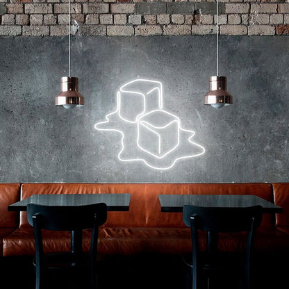 Ice Cube Led Neon Sign For Fun And Cool Spaces | Shineneon