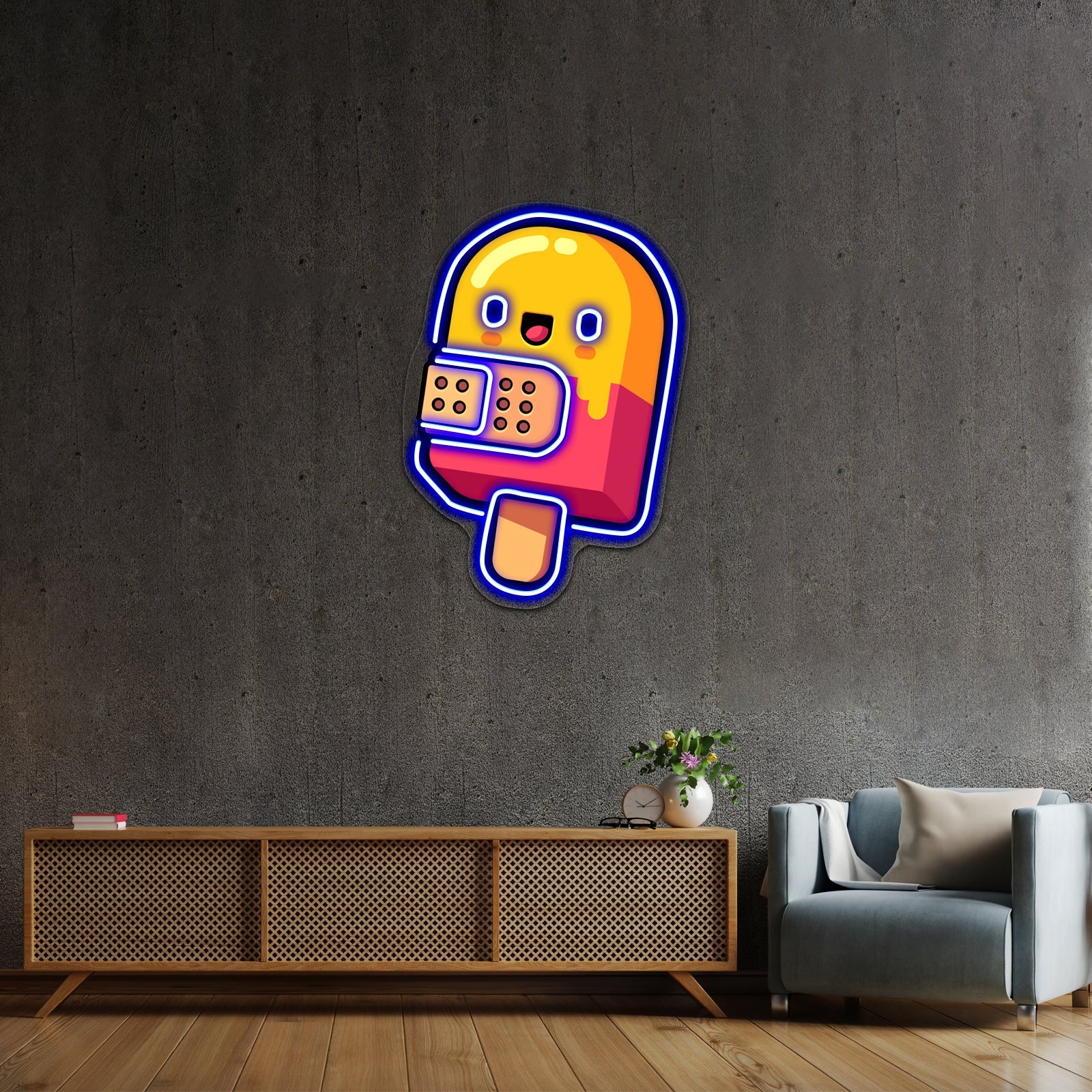 Ice Pop Drop Artwork Led Custom Signs - Shineneon