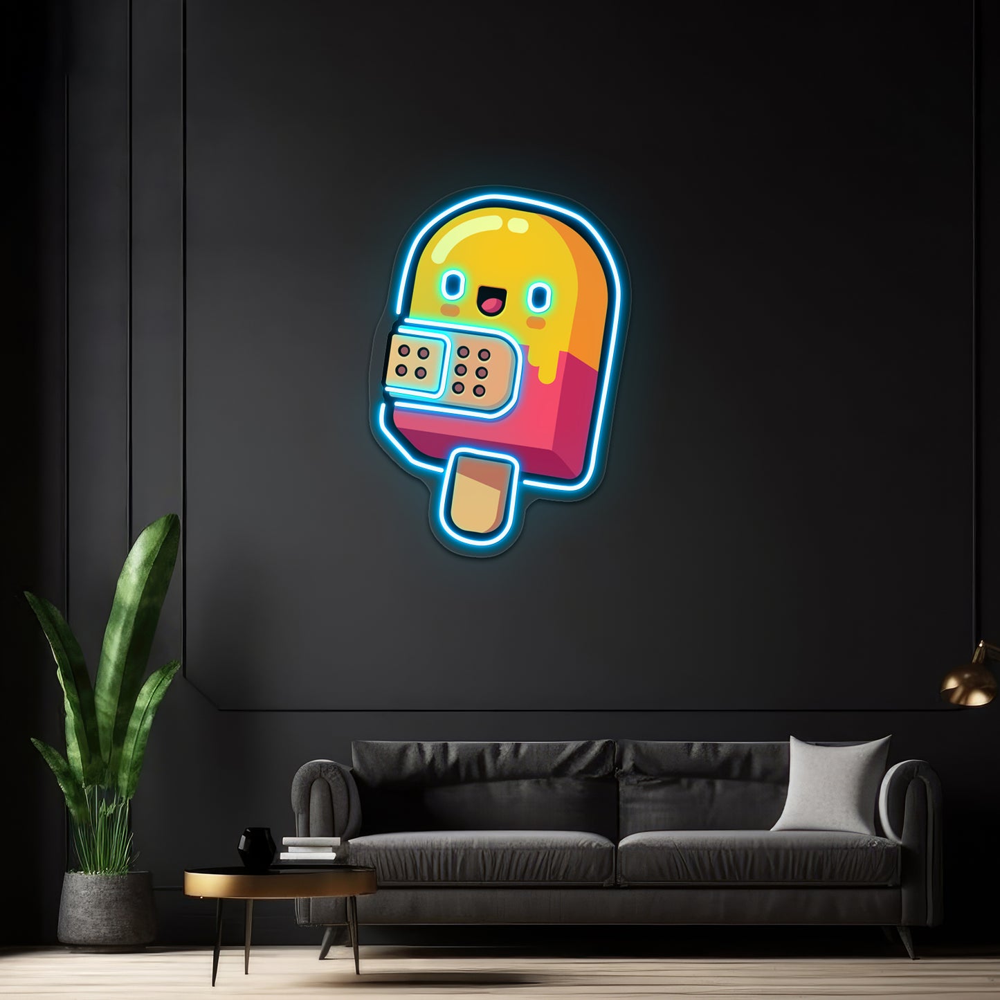 Ice Pop Drop Artwork Led Custom Signs