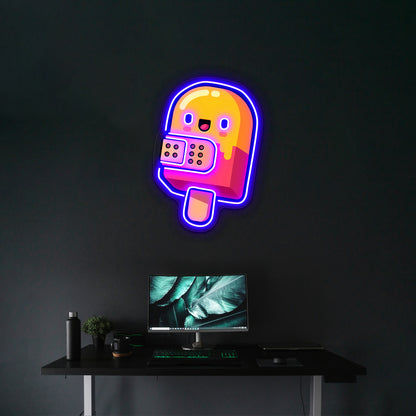 Ice Pop Drop Artwork Led Custom Signs