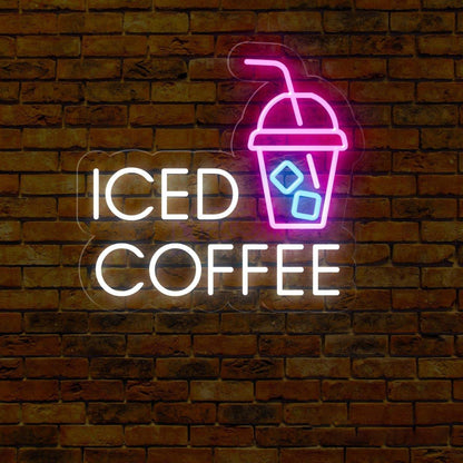 Iced Coffee Led Neon Sign | Shineneon