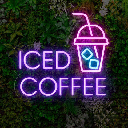 Iced Coffee Led Neon Sign | Shineneon