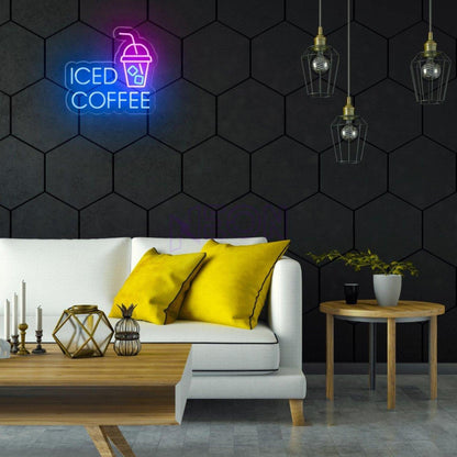 Iced Coffee Led Neon Sign | Shineneon