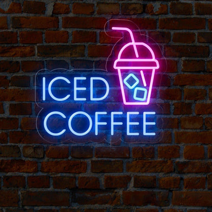 Iced Coffee Led Neon Sign | Shineneon