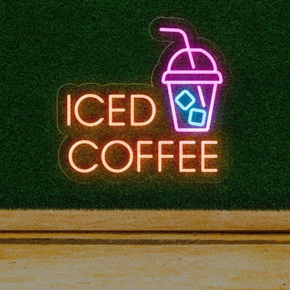 Iced Coffee Led Neon Sign | Shineneon