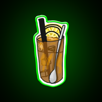 Iced Lemon Tea Led Neon Sign Chinese Food Rgb Color