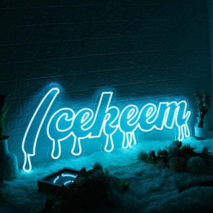 Icekeem Blue Led Neon Sign - Shineneon
